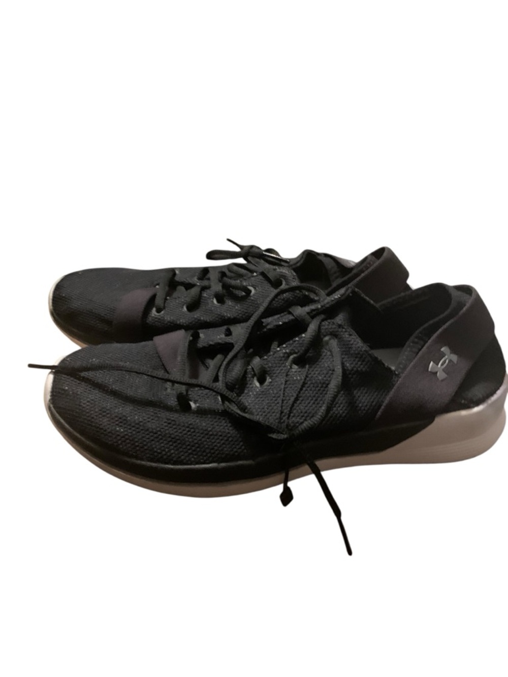 Under Armour Black and White Lightweight Training Shoes
